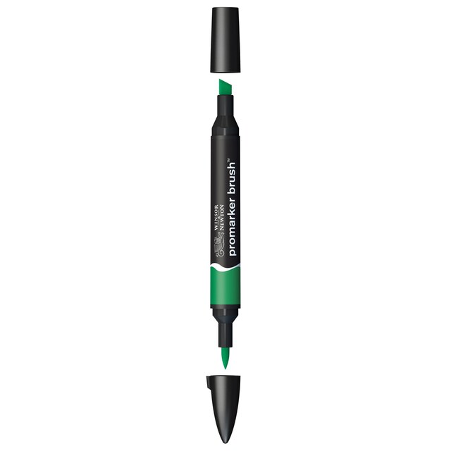 Imagen 0 de Rotulador BrushMarker con Punta Pincel Winsor & Newton Lush Green (G756)