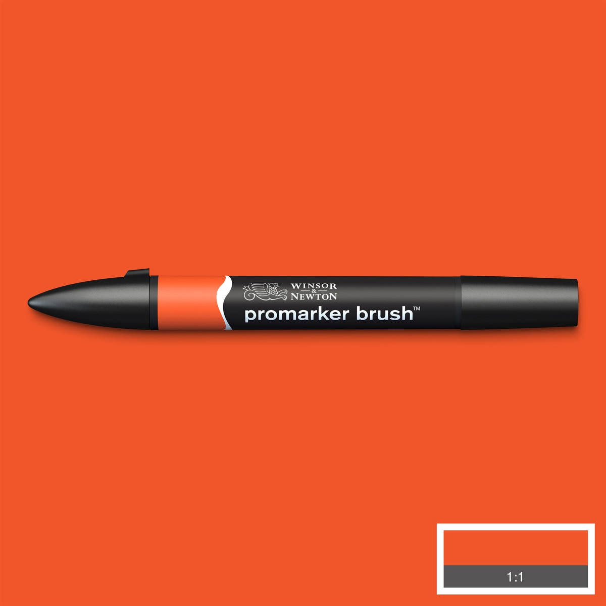 Rotulador BrushMarker con Punta Pincel Winsor & Newton Bright Orange (O177) 2