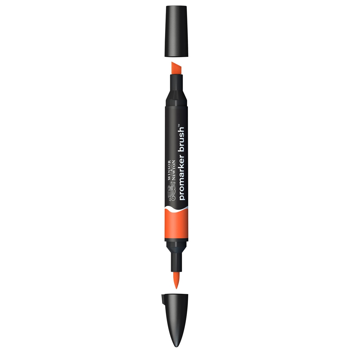 Imagen 0 de Rotulador BrushMarker con Punta Pincel Winsor & Newton Bright Orange (O177)