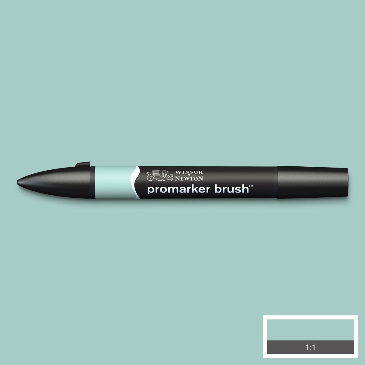 Rotulador BrushMarker con Punta Pincel Winsor & Newton Pebble Blue (C217) 2