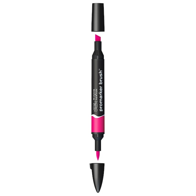 Imagen 0 de Rotulador BrushMarker con Punta Pincel Winsor & Newton Magenta (M865)