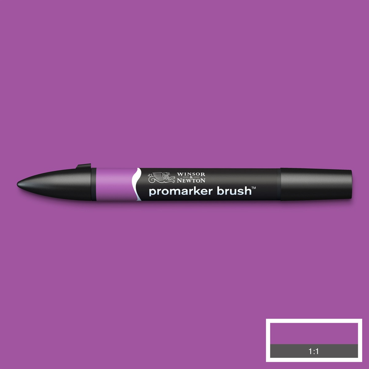 Rotulador BrushMarker con Punta Pincel Winsor & Newton Purple (V546) 2