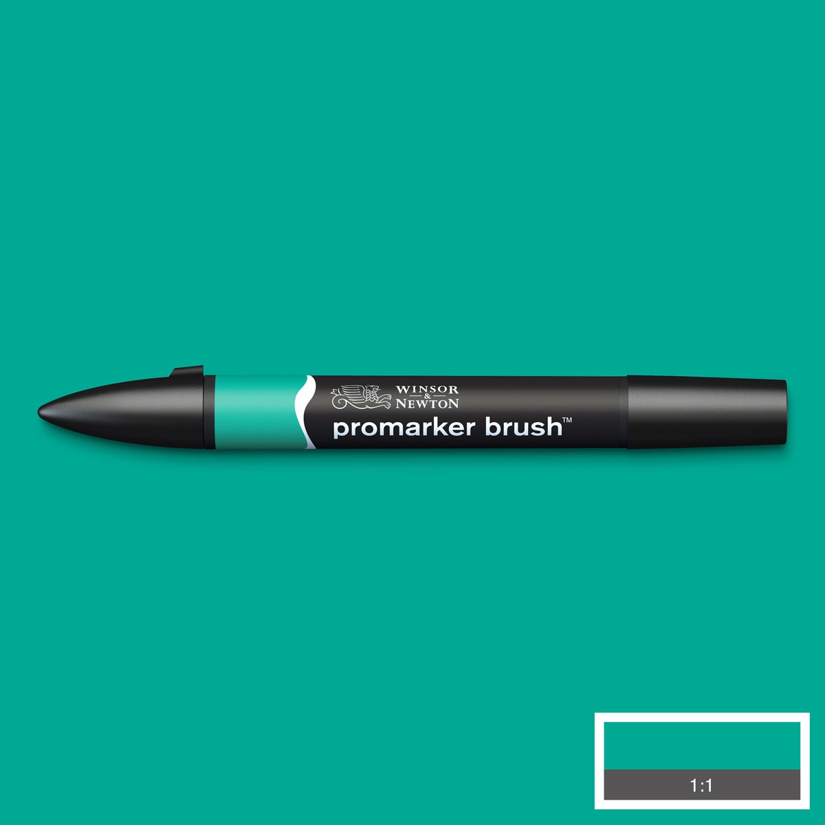 Rotulador BrushMarker con Punta Pincel Winsor & Newton Ocean Teal (G956) 2