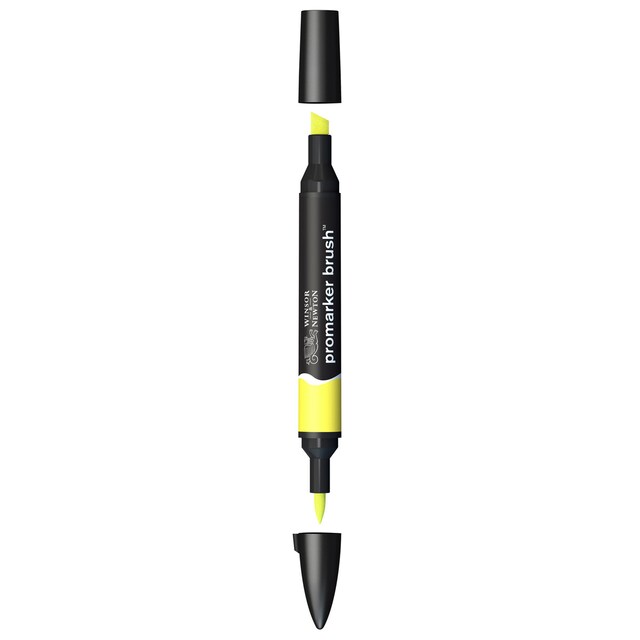 Imagen 0 de Rotulador BrushMarker con Punta Pincel Winsor & Newton Lemon (Y747)