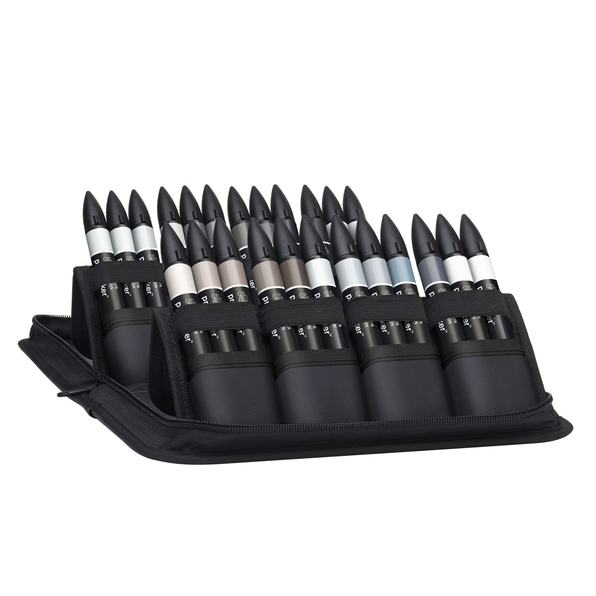 Set 24 Rotuladores Promarker Winsor&Newton Negro y Gris Negro / Gris-4