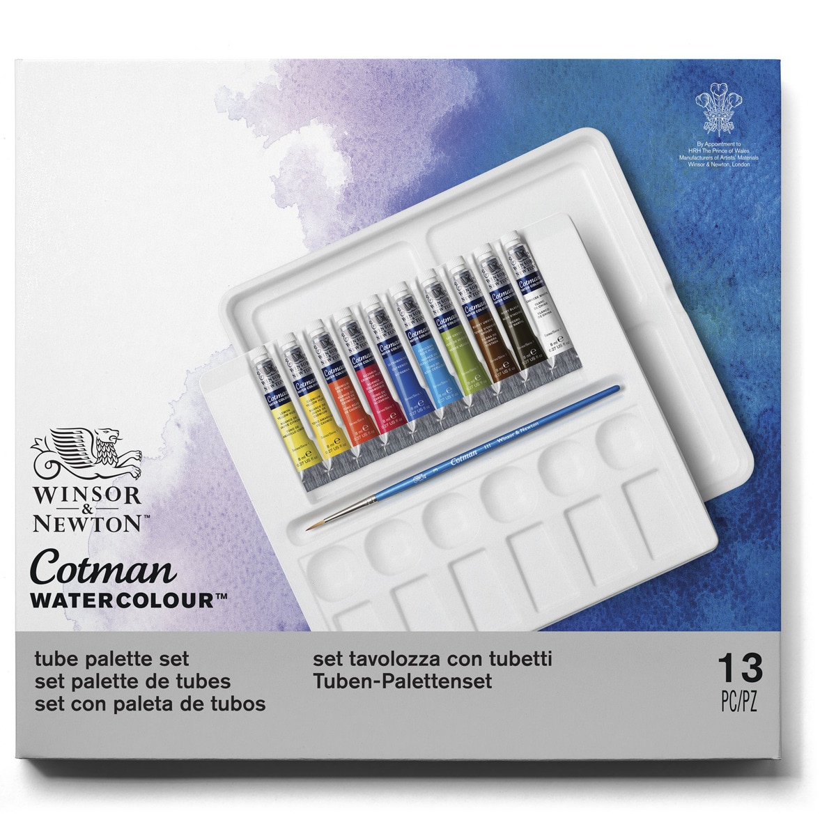 Imagen 0 de Set de 10 Tubos de Acuarela Cotman Winsor & Newton Multicolor