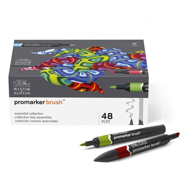Imagen 0 de Set 48 Rotuladores Brushmarker Winsor&Newton Multicolor