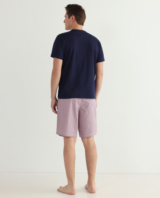 Pijama corto de hombre combinado bicolor · Dustin · El Corte Inglés