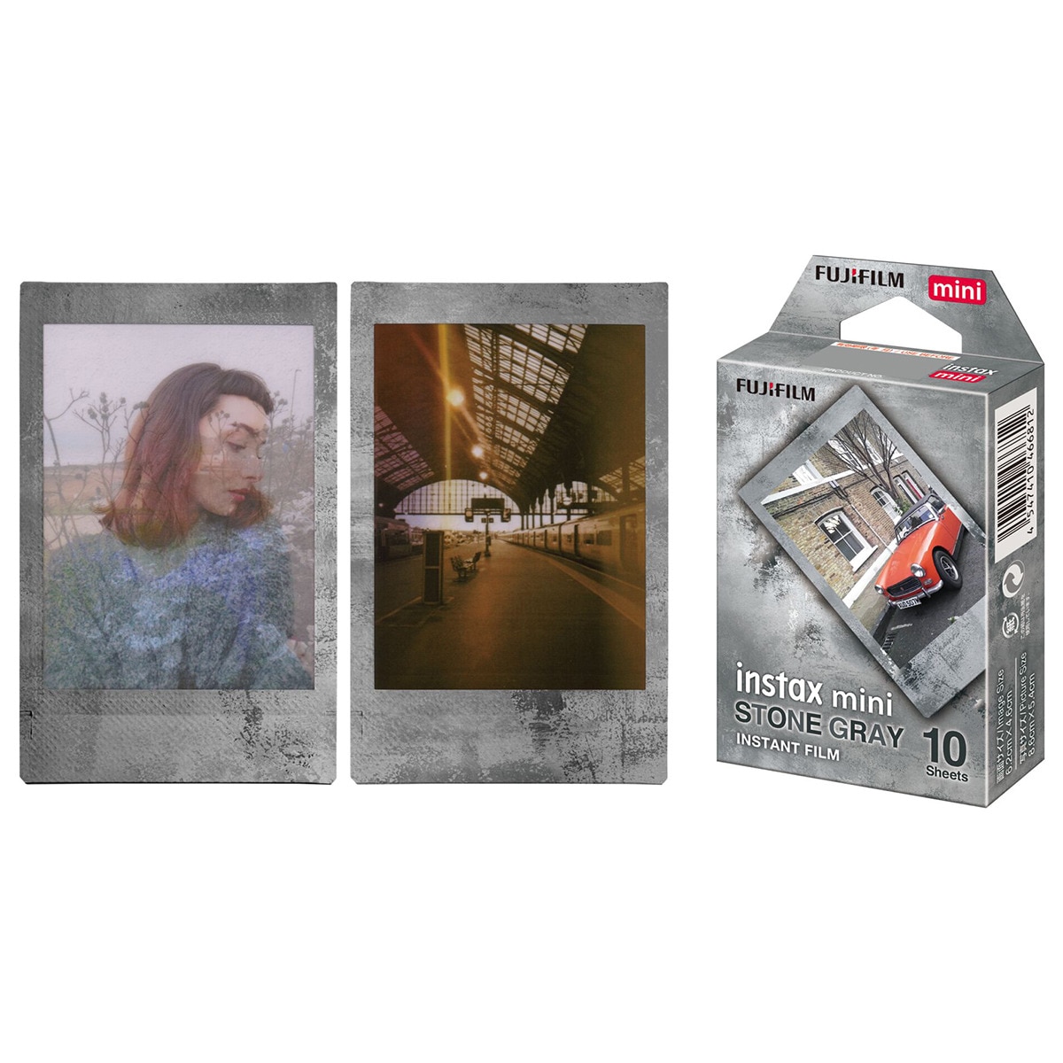 Película instantanea Fujifilm para Instax Mini Stone Gray - 10 fotos 2