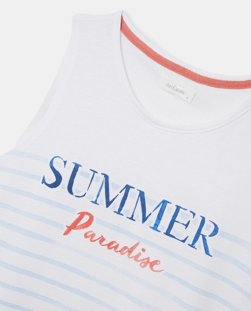 Camiseta de pijama de mujer con estampado · Énfasis · El Corte Inglés