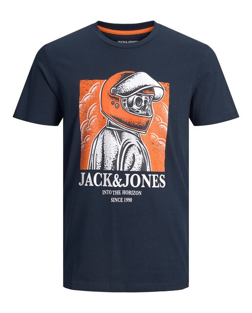 Camiseta estampada de hombre de manga corta · Jack \u0026 Jones · El Corte Inglés
