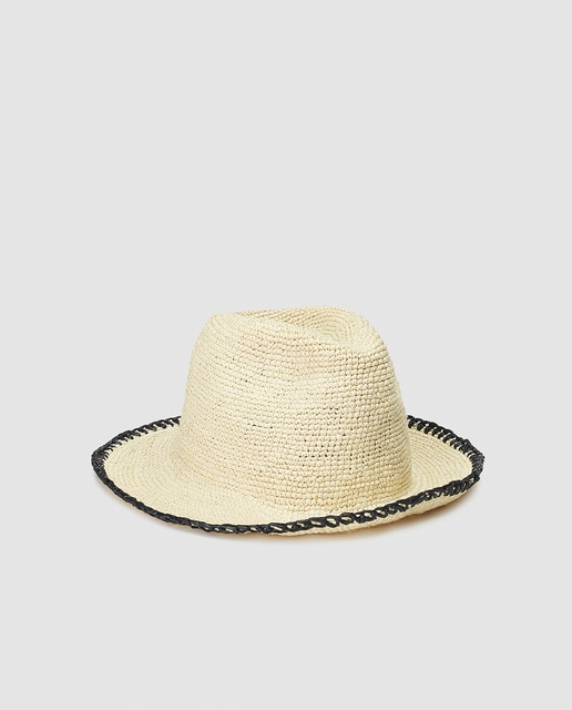 Imagen 0 de Sombrero de paja de mujer Emporio Armani con cinta