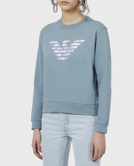 Imagen 0 de Sudadera de mujer manga larga con logo águila