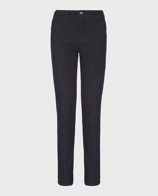 Imagen 0 de Vaquero de mujer J18 azul oscuro de tiro alto