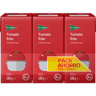 tomate frito sin gluten pack 3 envases 400 g - El Corte Ingles