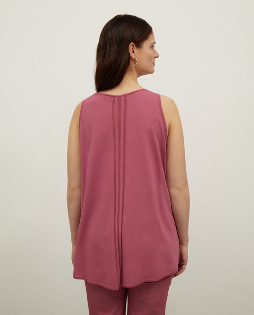 Jersey crepe sin mangas de mujer talla grande · Couchel · El Corte Inglés