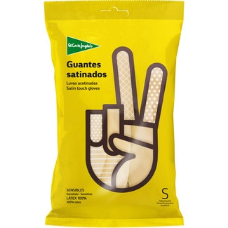 guantes satinados sensibles talla pequeña paquete 1 unidad - El Corte Ingles