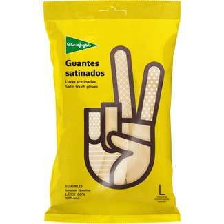 guantes satinados sensibles talla grande paquete 1 unidad par - El Corte Ingles
