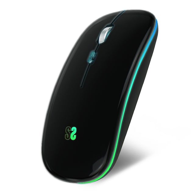 Imagem 0 de Rato LED Sem Fios Bluetooth + RF Duplo Subblim SUBMO-LDFLAT1