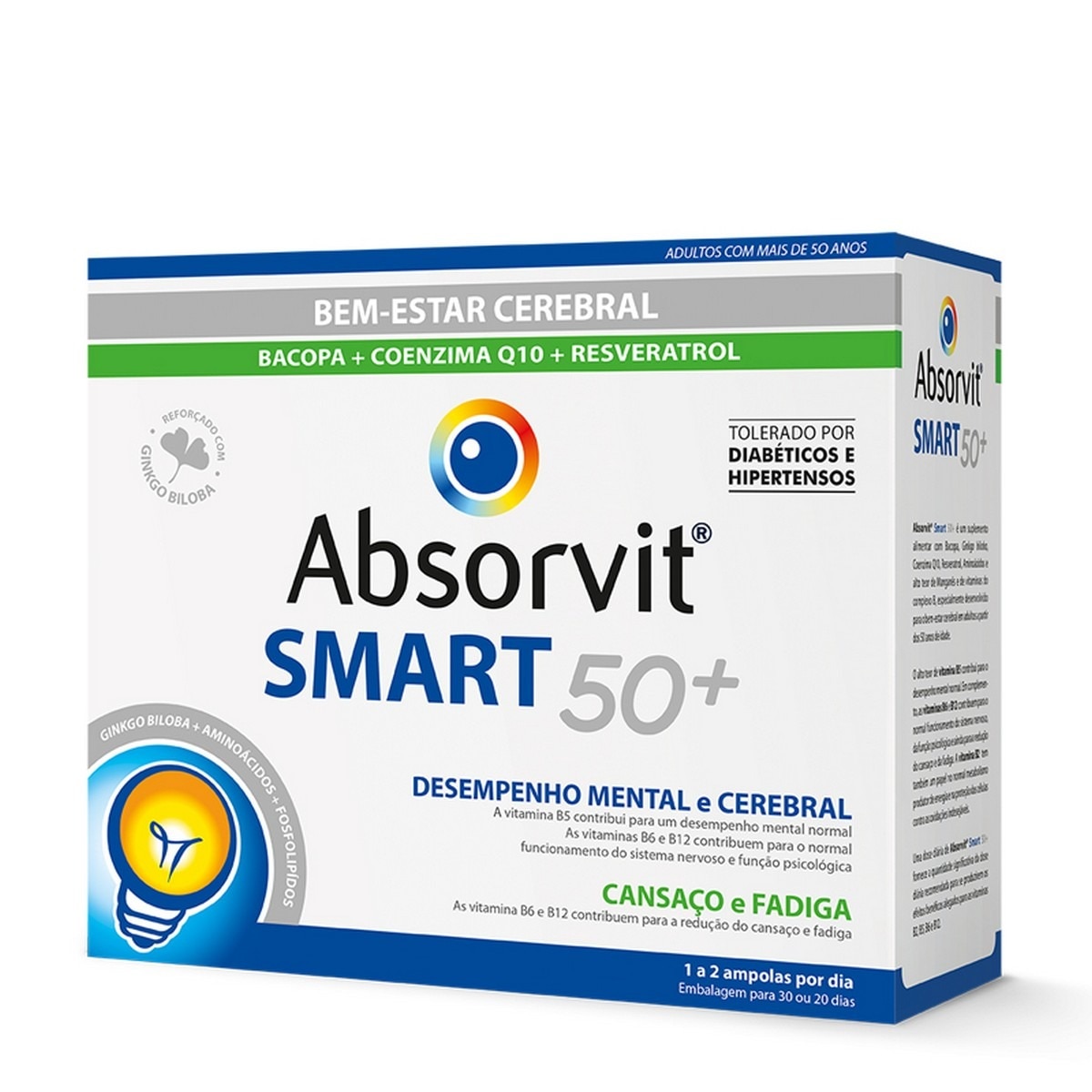 Imagem 0 de Suplemento Alimentar Ampolas Smart 50+ - 30x10 ml