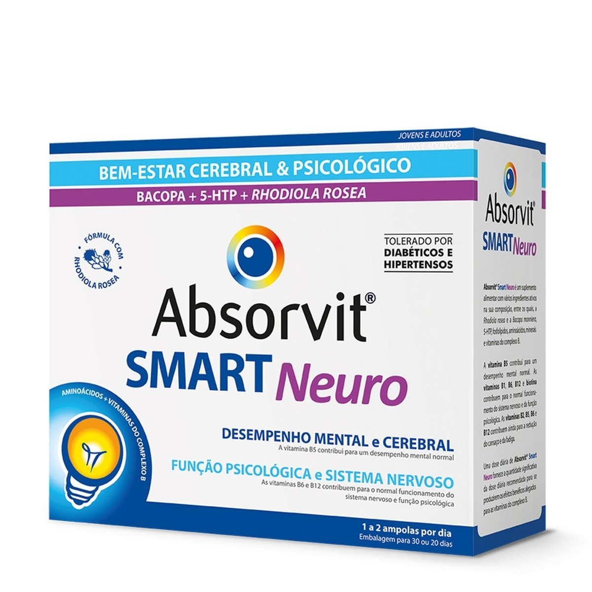 Imagem 0 de Suplemento Alimentar Ampolas Smart Neuro - 30x10 ml