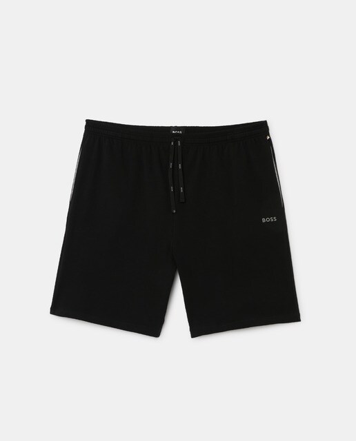 Pantalón corto de algodón de hombre negro tallas grandes · Boss · El Corte  Inglés