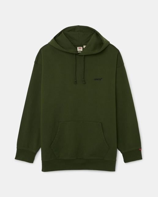 Sudadera de hombre verde oscuro con capucha tallas grandes · Levi's · El  Corte Inglés