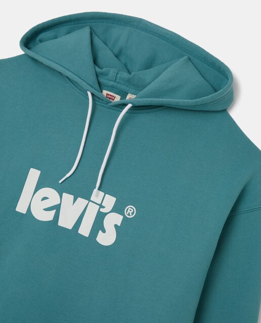 Sudadera de hombre verde con capucha tallas grandes · Levi's · El Corte  Inglés