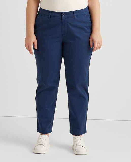 Imagen 0 de Pantalón de mujer talla grande de chino elástico