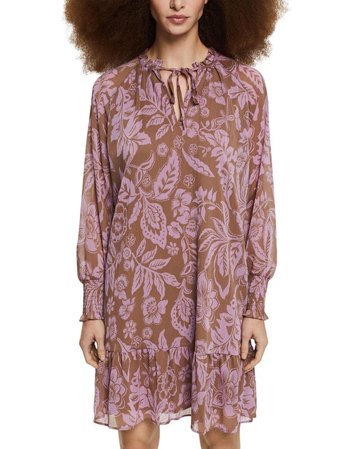 Imagen 0 de Vestido corto con estampado floral