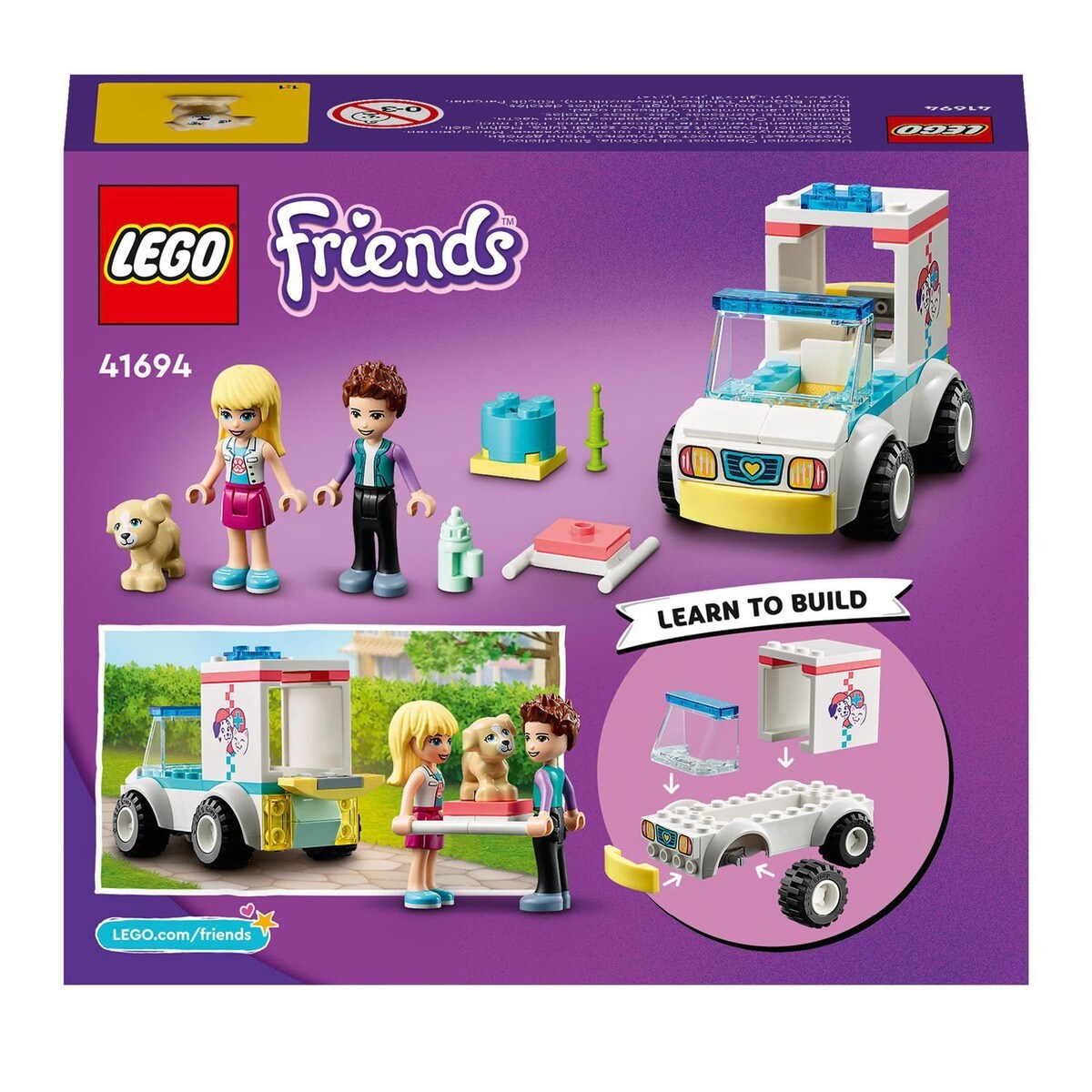 lego friends ambulancia veterinaria