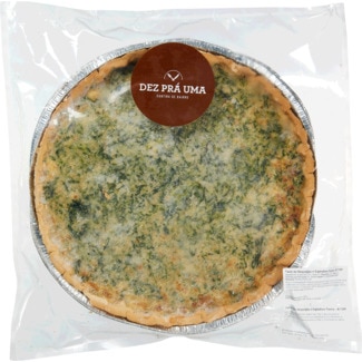 Tarte de Requeijão e Espinafres embalagem 1850 g - Dez Prá Uma