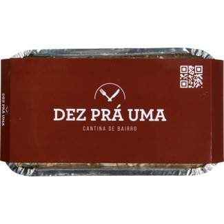 Crumble de Abóbora e Espinafres embalagem 600 g - Dez Prá Uma