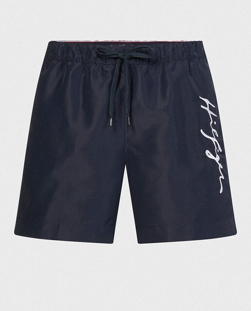 Bañador bermuda de hombre liso azul · Tommy Hilfiger · El Corte Inglés