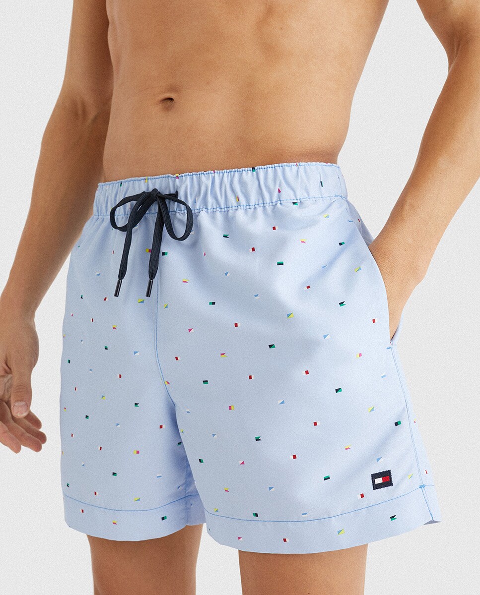 Bañador bermuda de hombre con estampado azul · Tommy Hilfiger · El Corte  Inglés