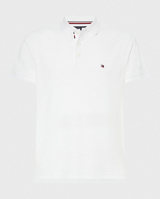 Polo de hombre blanco slim fit de manga corta · Tommy Hilfiger · El Corte  Inglés