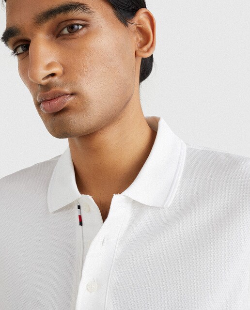 Polo de hombre blanco slim fit de manga corta · Tommy Hilfiger · El Corte  Inglés
