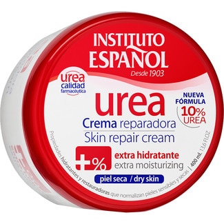 Urea crema reparadora avanzada extra hidratante para piel seca 10% urea tarro 400 ml - Instituto Español