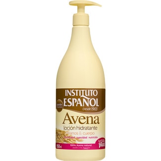 leche hidratante de avena para cuerpo y manos dosificador 950 ml - Instituto Español