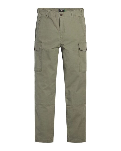 Pantalón cargo de hombre tapered verde militar · Dockers · El Corte Inglés