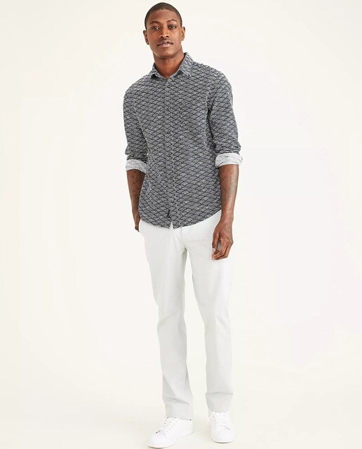 Camisa de hombre slim estampada azul marino · Dockers · El Corte Inglés