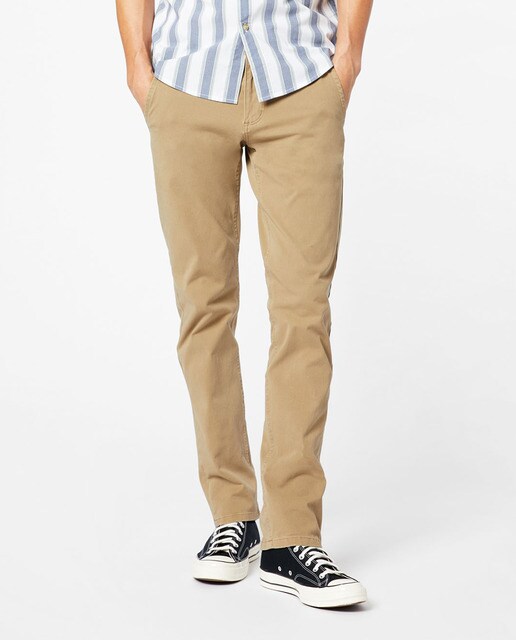 Chino de hombre Dockers Smart 360 Flex Alpha skinny kaki · Dockers · El Corte  Inglés