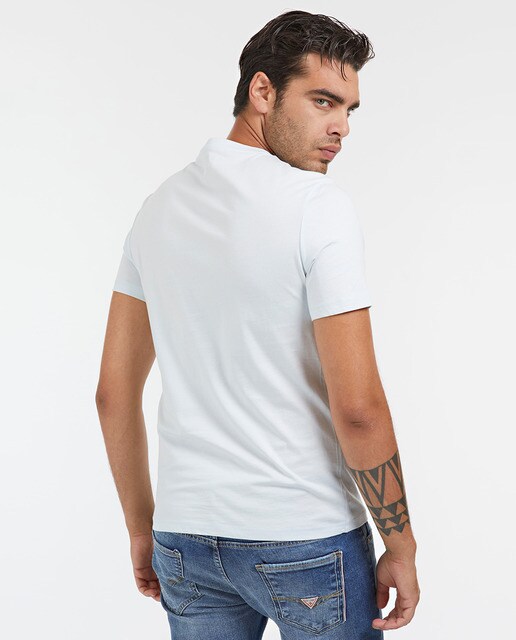 Camiseta de hombre azul de manga corta · Guess · El Corte Inglés