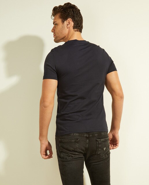 Camiseta de hombre azul marino de manga corta · Guess · El Corte Inglés
