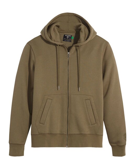 Chaqueta deportiva de hombre verde militar con capucha · Dockers · El Corte  Inglés