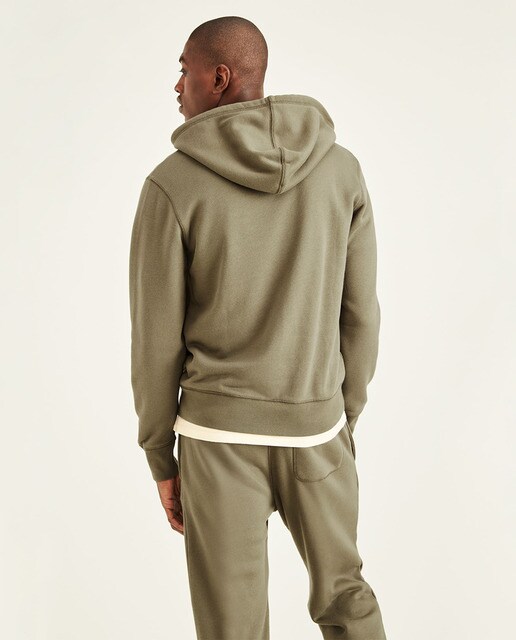 Chaqueta deportiva de hombre verde militar con capucha · Dockers · El Corte  Inglés