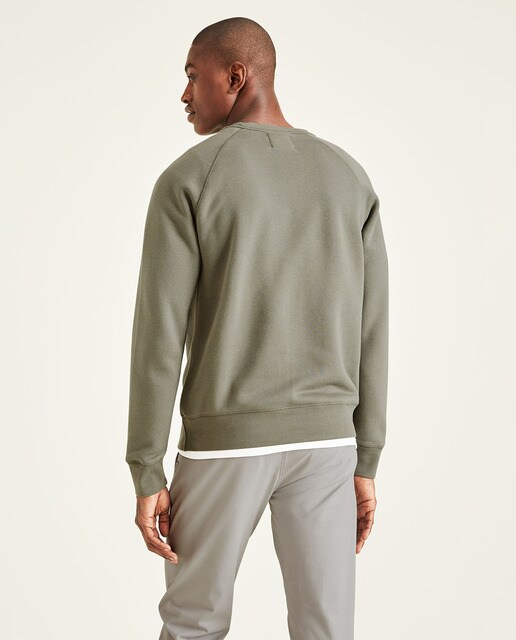 Sudadera de hombre verde claro con cuello redondo · Dockers · El Corte  Inglés