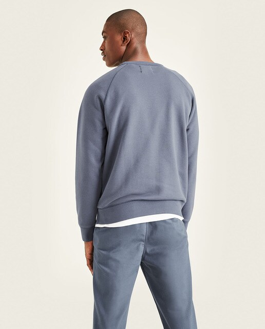 Sudadera de hombre azul índigo con cuello redondo · Dockers · El Corte  Inglés