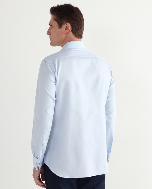 Camisa de hombre classic lisa azul · Mirto · El Corte Inglés