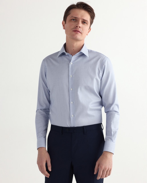 Camisa de hombre classic de cuadros azul · Rushmore · El Corte Inglés
